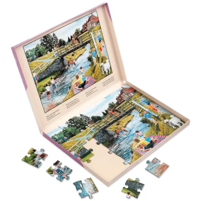 Puzzle ergonomique rivière - 35 pièces