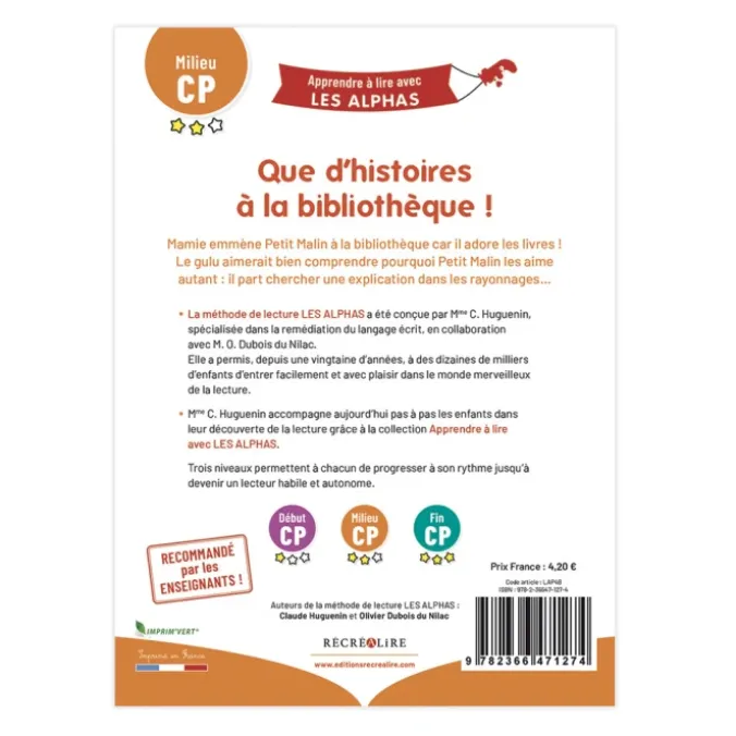 Que d'histoires à la bibliothèque !
