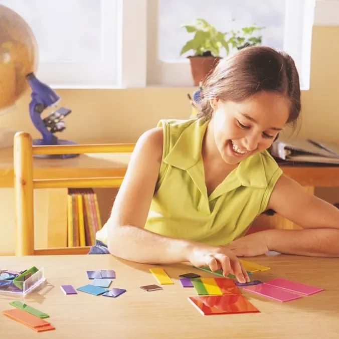 Rainbow fraction : carrés d'apprentissage