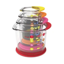 Rainbow fraction : tasses à mesurer - liquide x 4