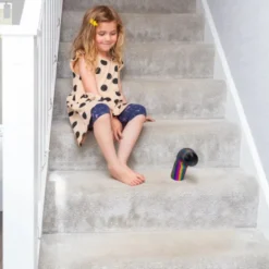 Ressort métallique arc-en-ciel