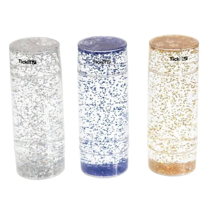Sabliers tempête de paillettes - lot de 3