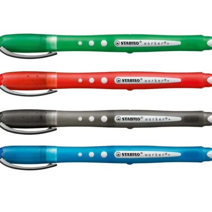Stylo roller couleurs par 4