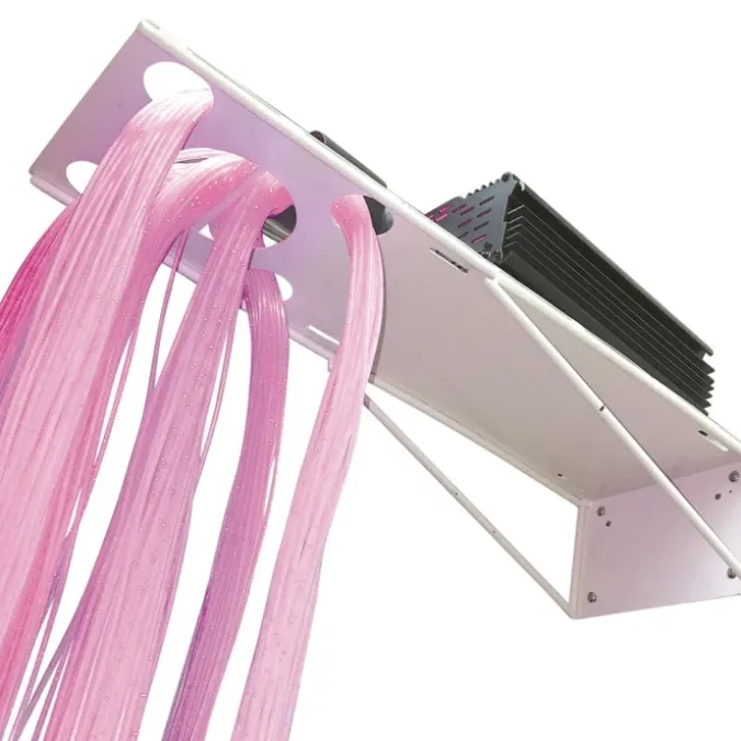 Support douche pour fibre optique