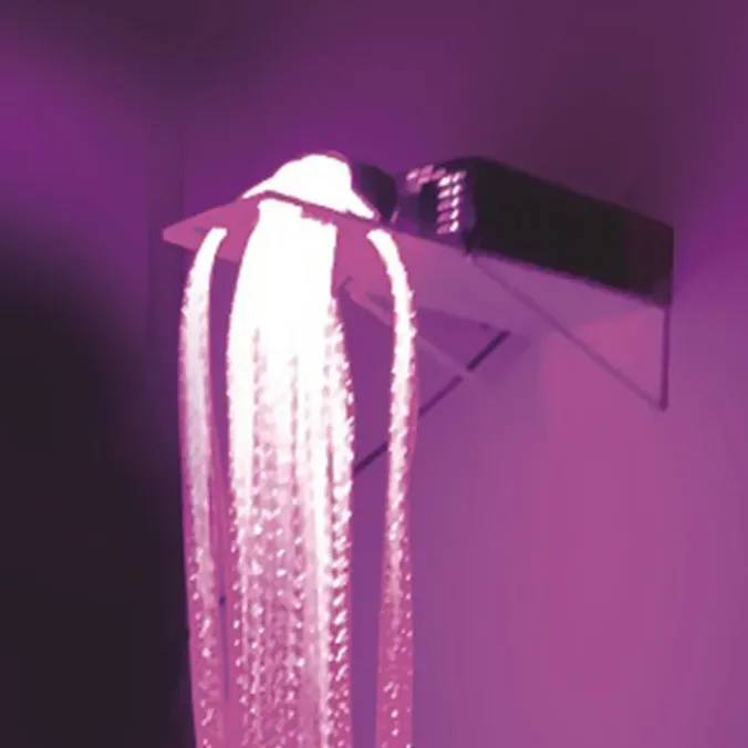 Support douche pour fibre optique