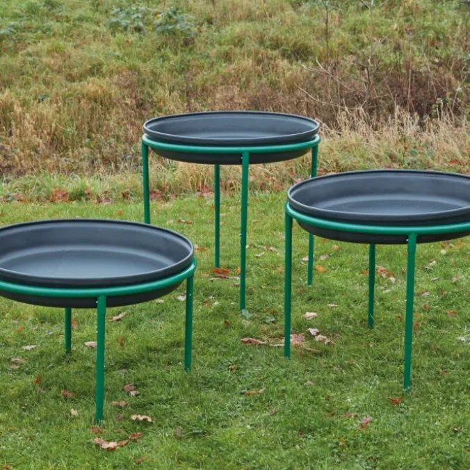 Support métal réglable bac d'exploration rond