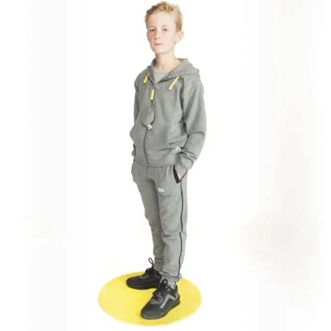 Sweat à capuche zippé enfant - Gris