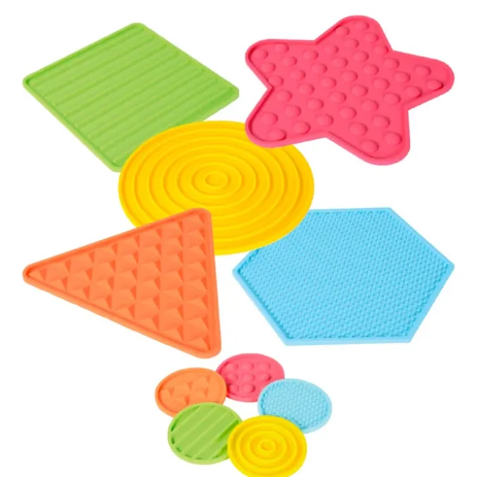 Tapis sensoriels texturés x 10
