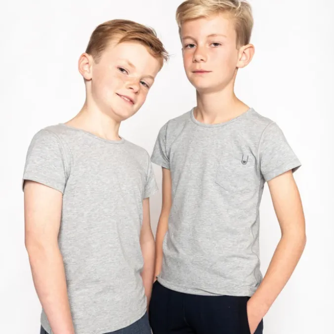 T-shirt ultra doux - Accent gris - 11-12 ans
