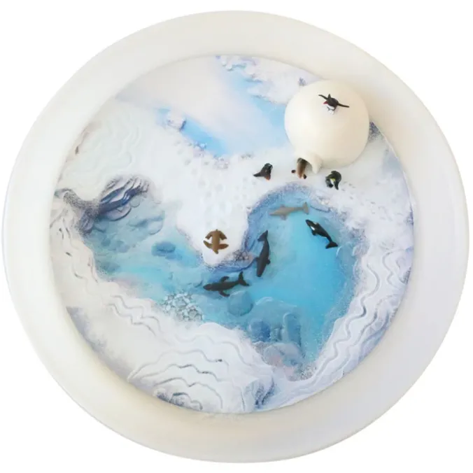 Univers des glaces - Bac d'exploration rond