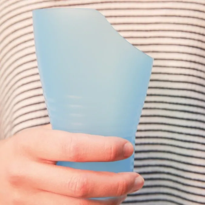 Verre à découpe nasale