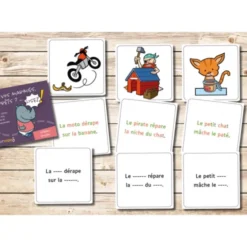 À vos marques... prêts... - Lisez ! 70 cartes Syllabes simples