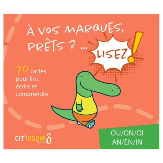 À vos marques... prêts... - Lisez ! 70 cartes OU-ON-OI-AN-EN-IN